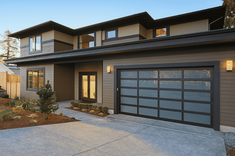 glass garage door