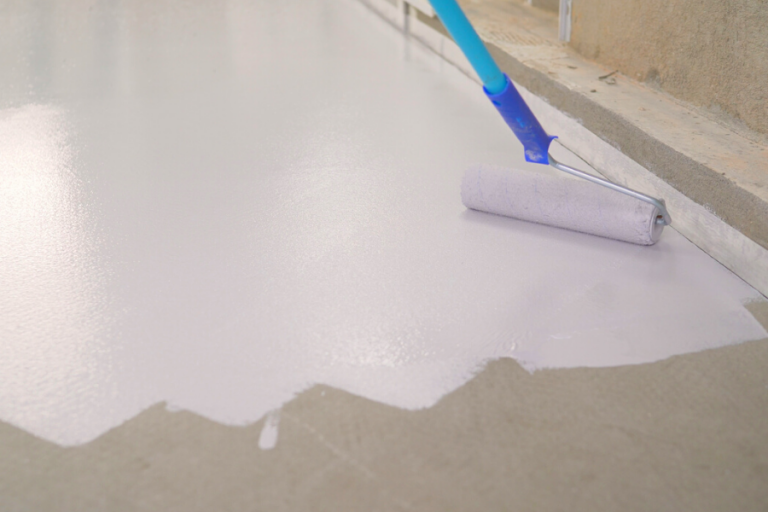 re-finishing garage floor