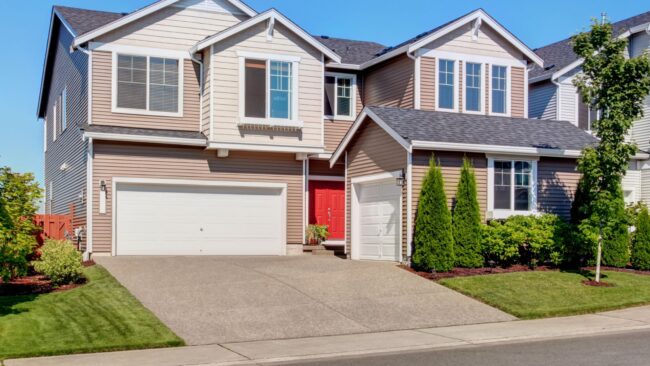 Garage Door on a Slope