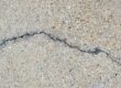 garage floor cracks
